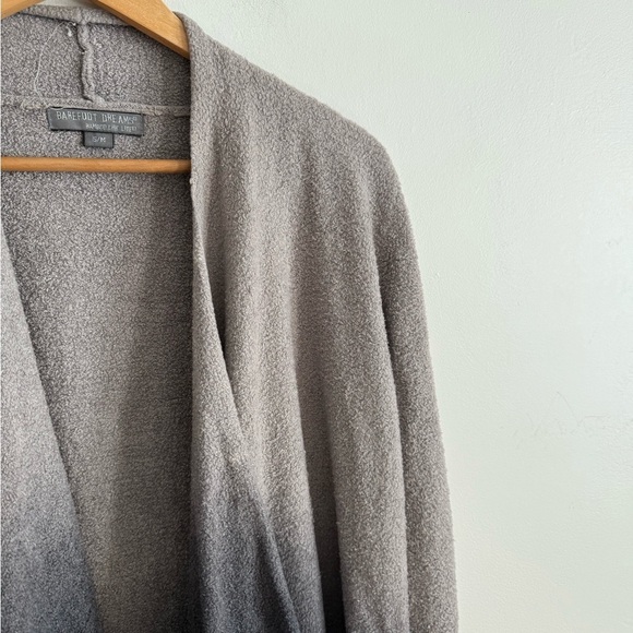 Barefoot Dreams Cardigan  Sweater S/M Dip Dyed Cascade Long Sleeve Open Front - Picture 7 of 7